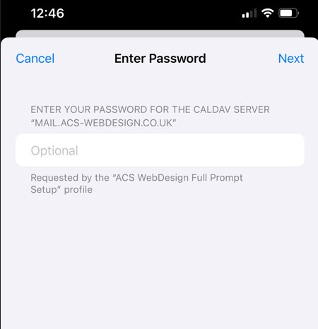 Enter Password Again