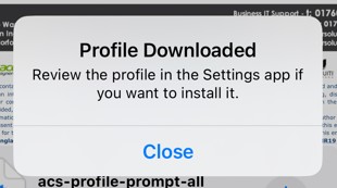 Profile Downloaded