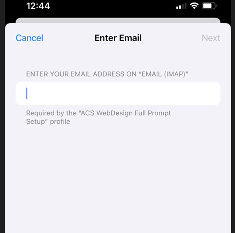 Enter Email Again